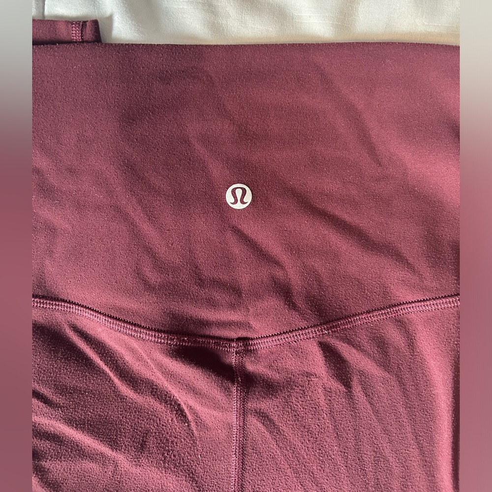 Lululemon align leggings maroon